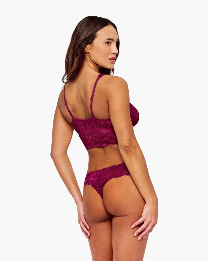 Rot Bralette - Never Say Never Longline Plungie-Bralette