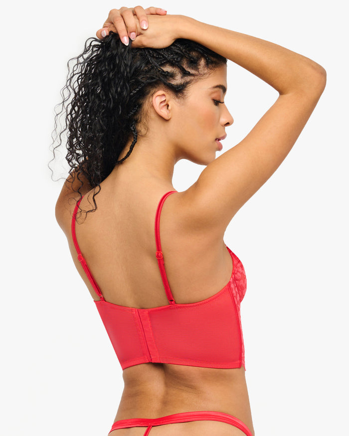 Pink Bra - Magnolia Longline Underwire Bra