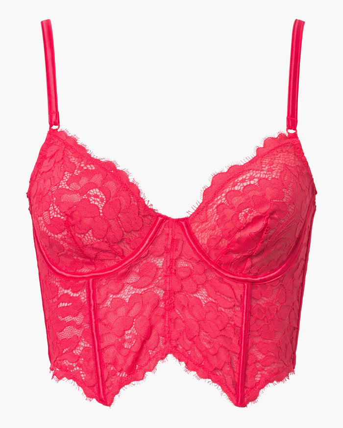 Pink Bra - Magnolia Longline Underwire Bra