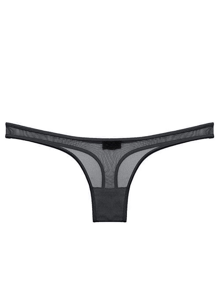 Black Thong - Soire Low Rise Thong