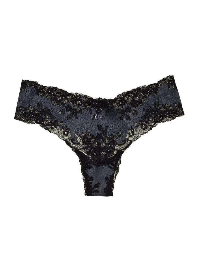 Black Thong - Italia Low Rise Thong