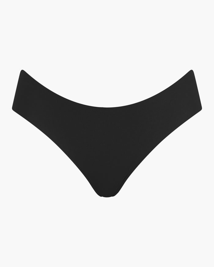 Black Thong - Free Cut Micro Low Rise Thong