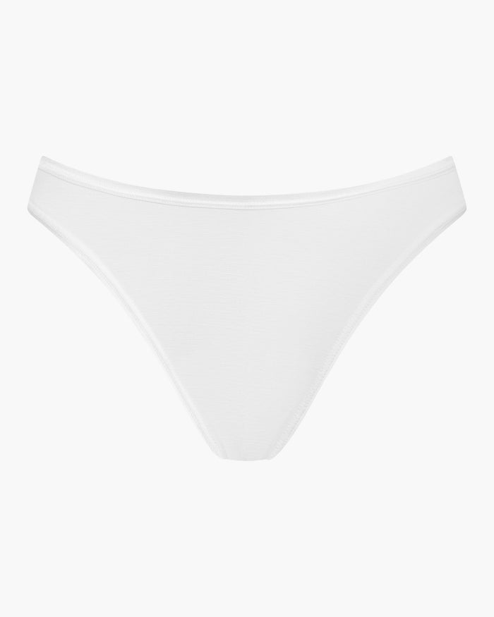 White Thong - Talco Low Rise Thong