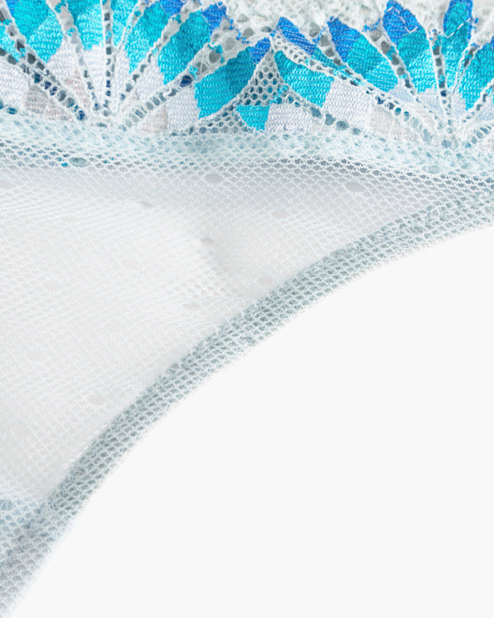 Blue Thong - Amalia Low Rise Thong