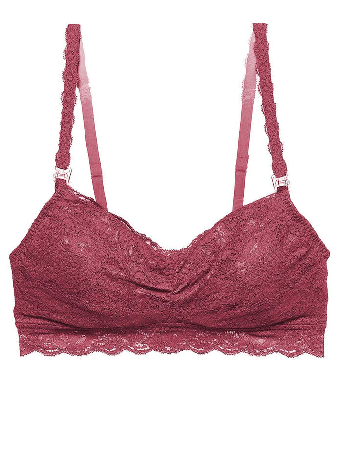 Purple Bralette, Never Say Never Maternity Maternity Mommie Nursing Bralette