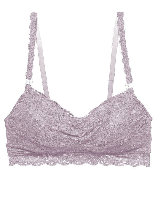 Purple Bralette, Never Say Never Maternity Maternity Mommie Nursing Bralette