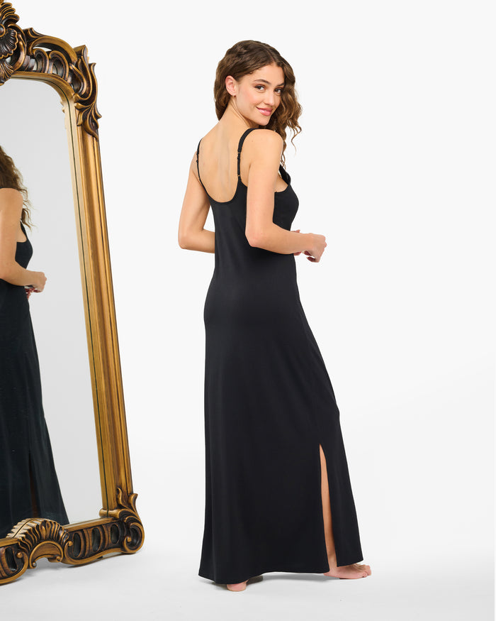 Black Dress - Pima Lusso Maxi Dress