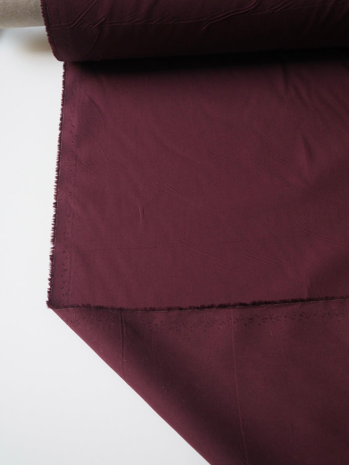 Merlot Light Cotton Poplin