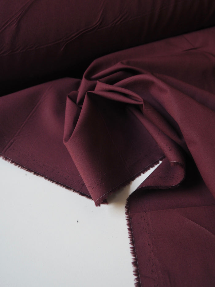 Merlot Light Cotton Poplin