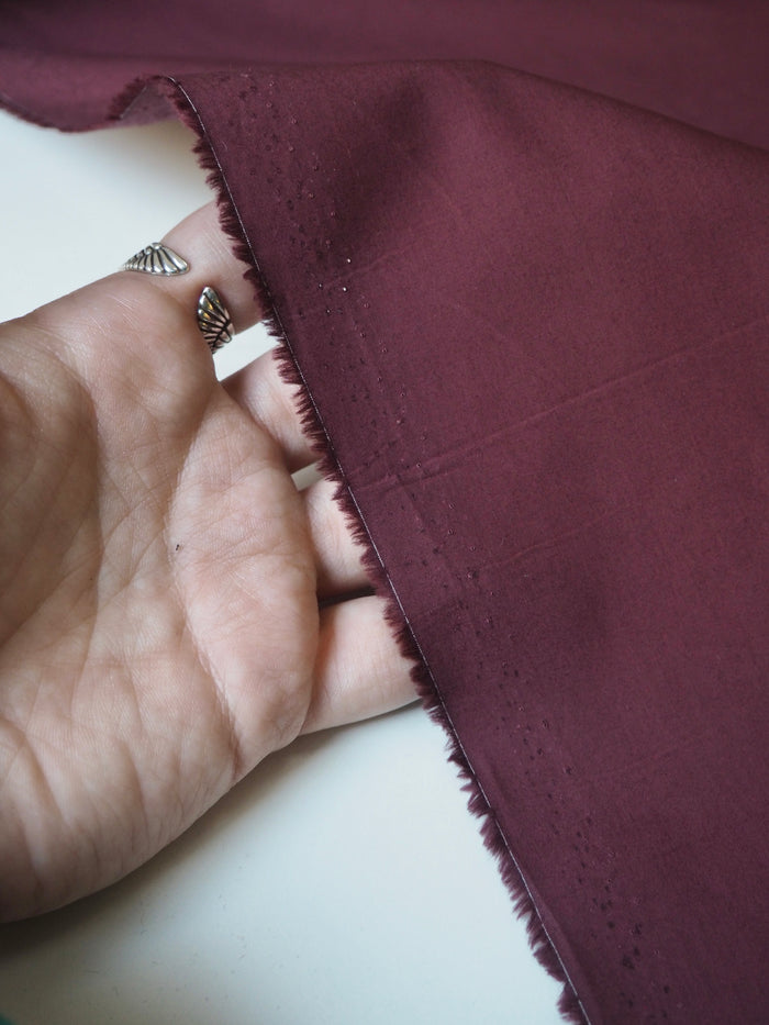 Merlot Light Cotton Poplin