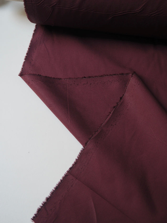 Merlot Light Cotton Poplin