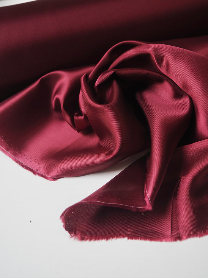 Merlot Viscose Satin Twill Lining