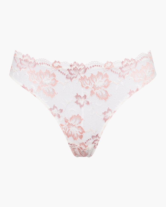 White Thong - Savona Mid Rise Thong