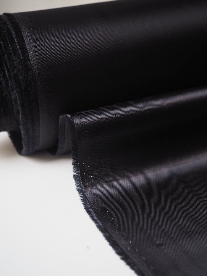 Midnight Viscose Satin Twill Lining