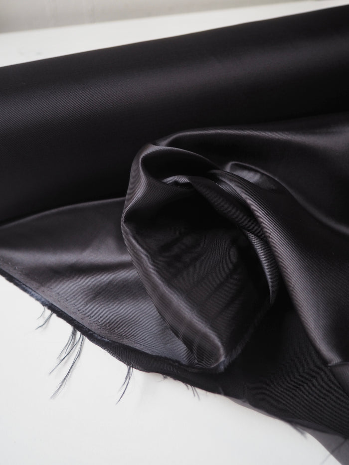 Midnight Viscose Satin Twill Lining