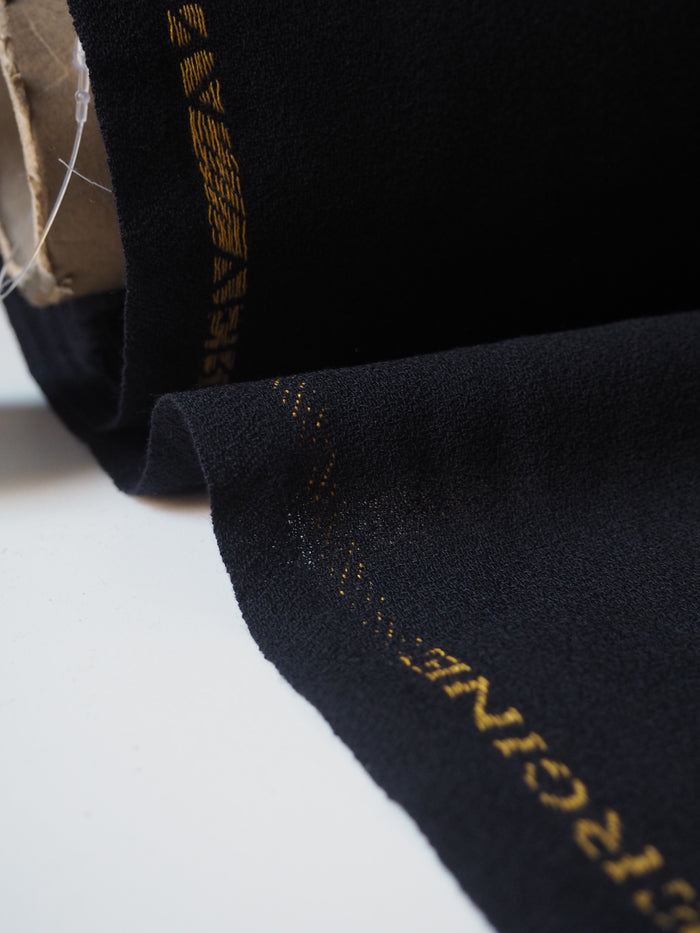 Midnight Wool Crepe
