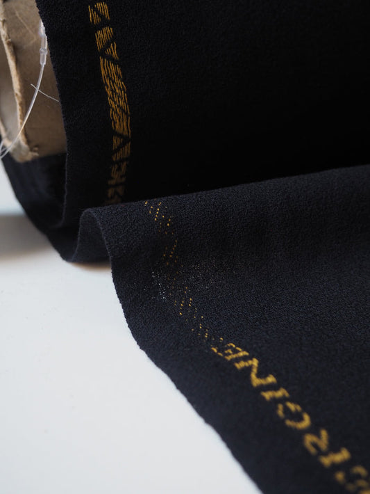 Midnight Wool Crepe