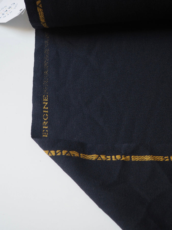 Midnight Wool Crepe