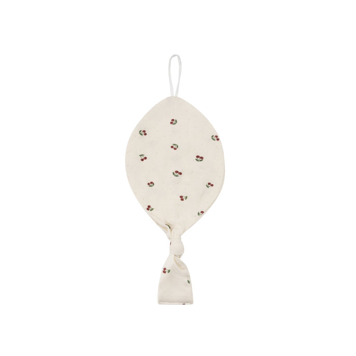 Ivory/Red Modal Cherry Print Collection - Paci Lovey