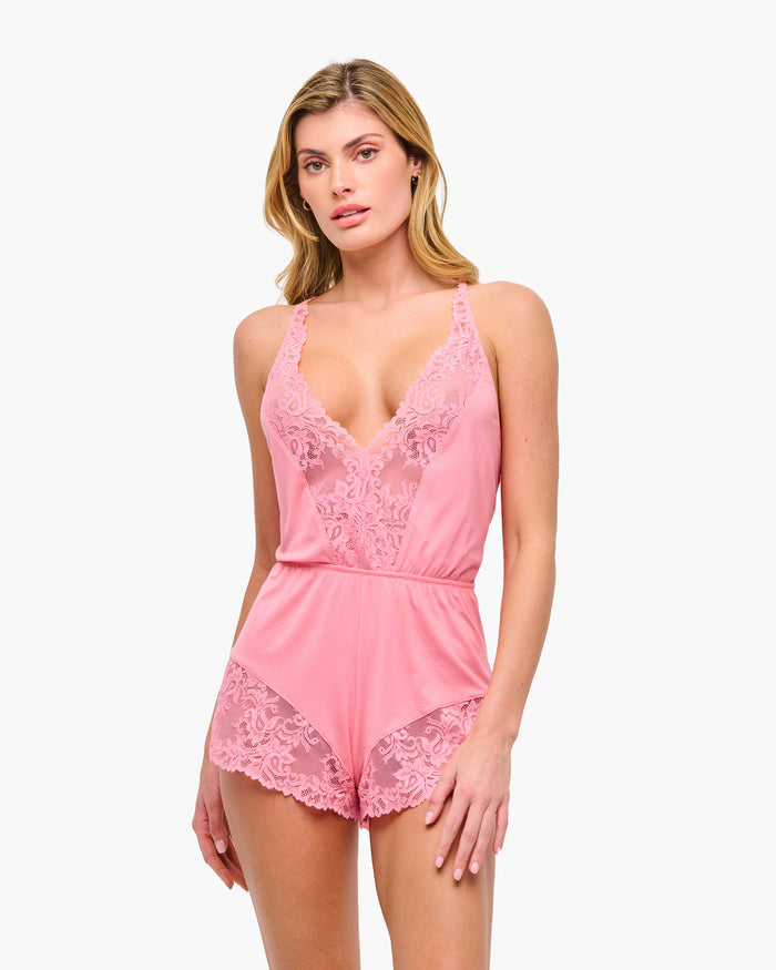 Pink Teddy - Carmela Modal Romper