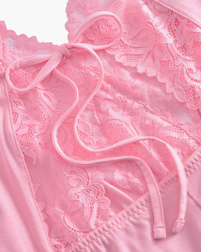 Pink Teddy - Carmela Modal Romper