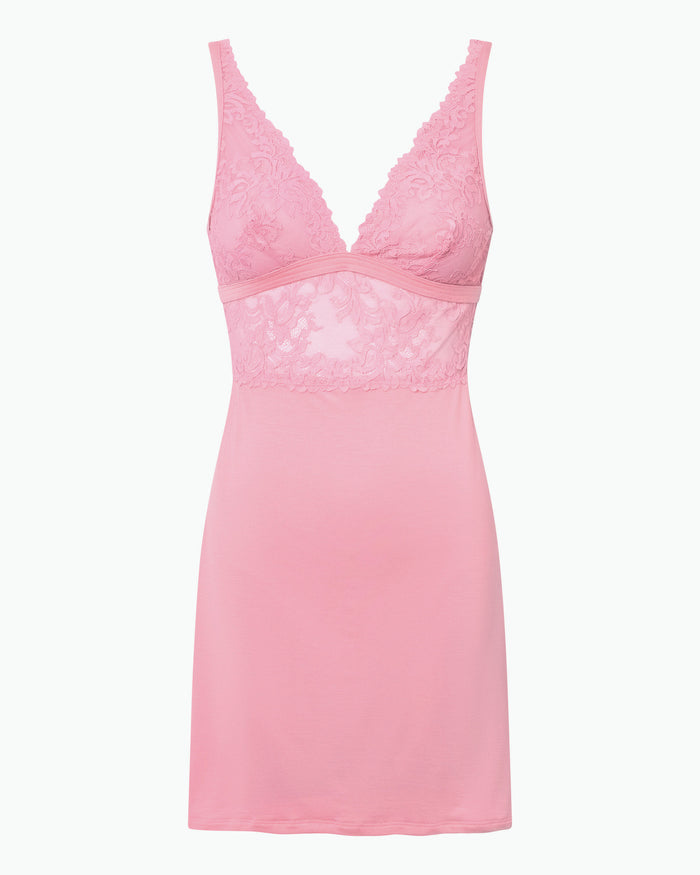 Pink Chemise - Carmela Modal Slip