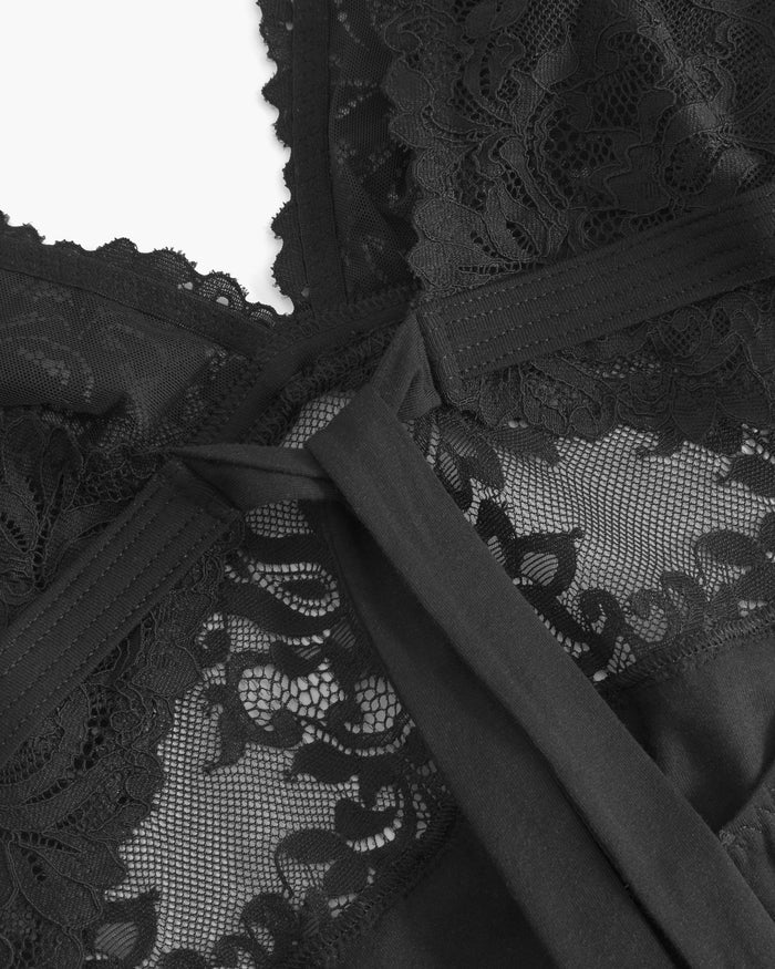 Black Chemise - Carmela Modal Slip