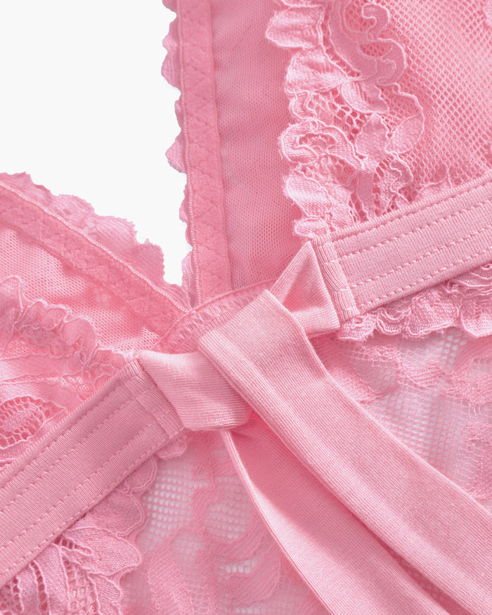 Pink Chemise - Carmela Modal Slip