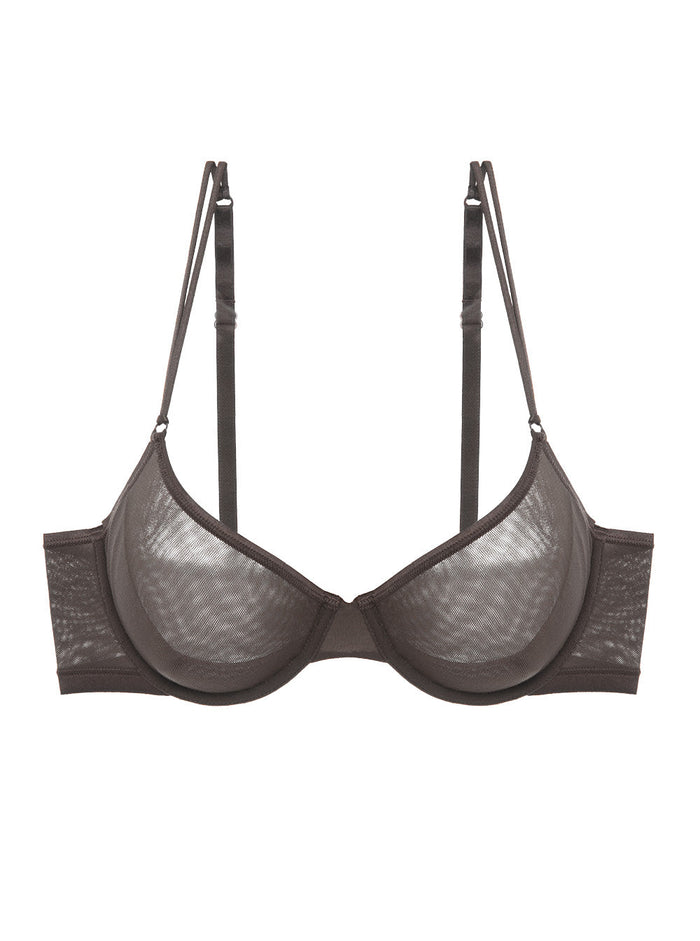 Gray Bra - Soire Confidence Molded Underwire Bra