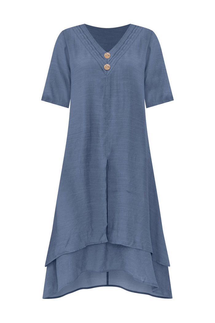 Nala Steel Layers Dress,ghost-mani
