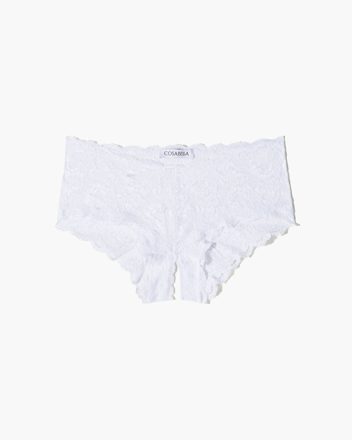 White Hot Pant - Never Say Never Naughtie Low Rise Boyshort