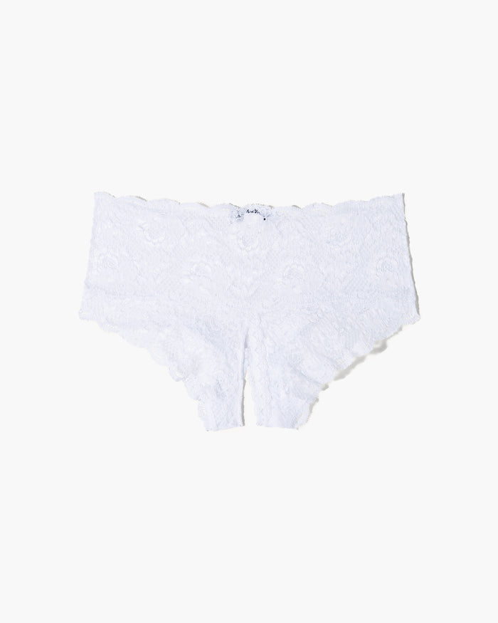 White Hot Pant - Never Say Never Naughtie Low Rise Boyshort