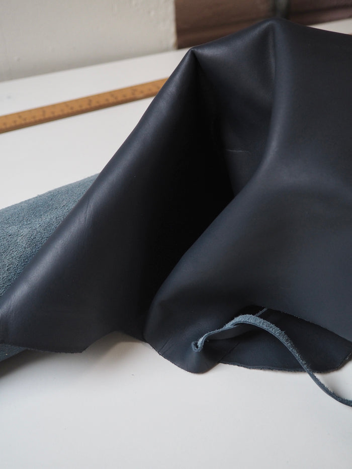 Navy Smooth Calfskin