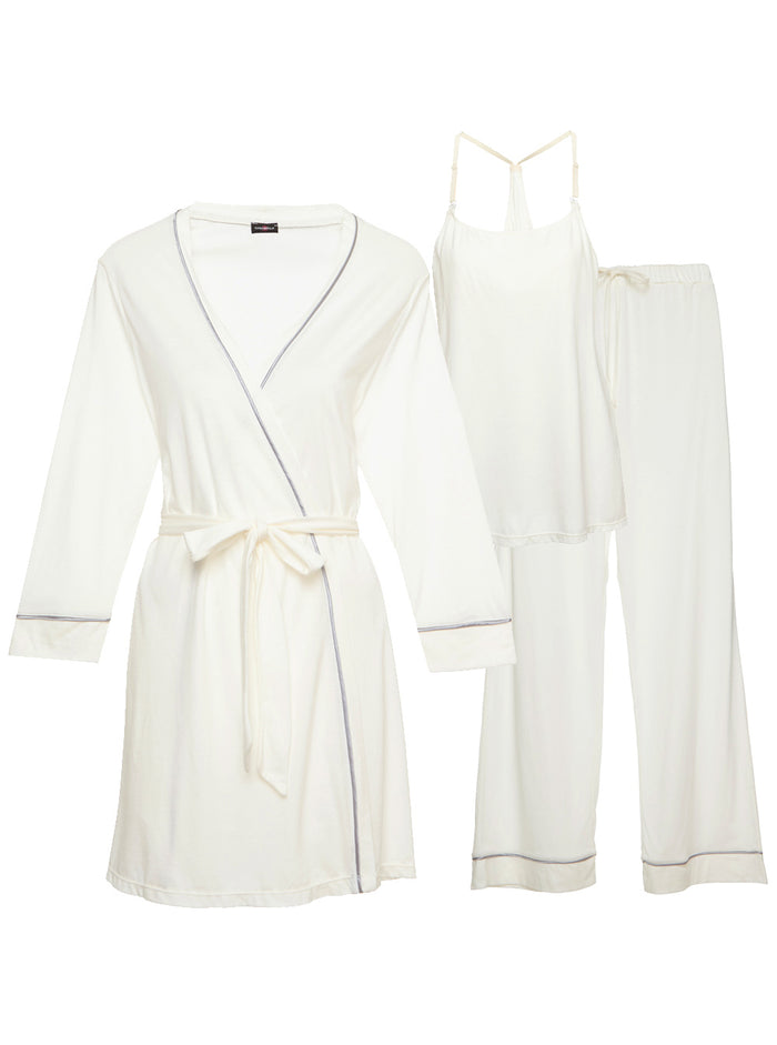 White Set - Bella Nursing Pajama Set