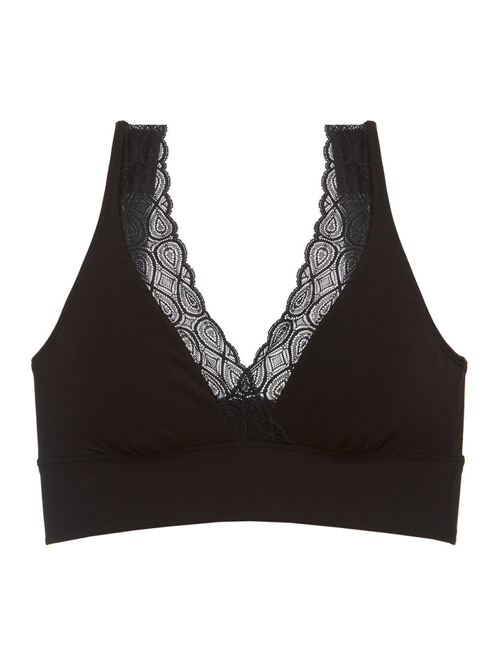 Black Bralette, Sweet Treats Nursing Bra
