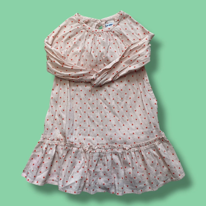 old navy heart dress 4y