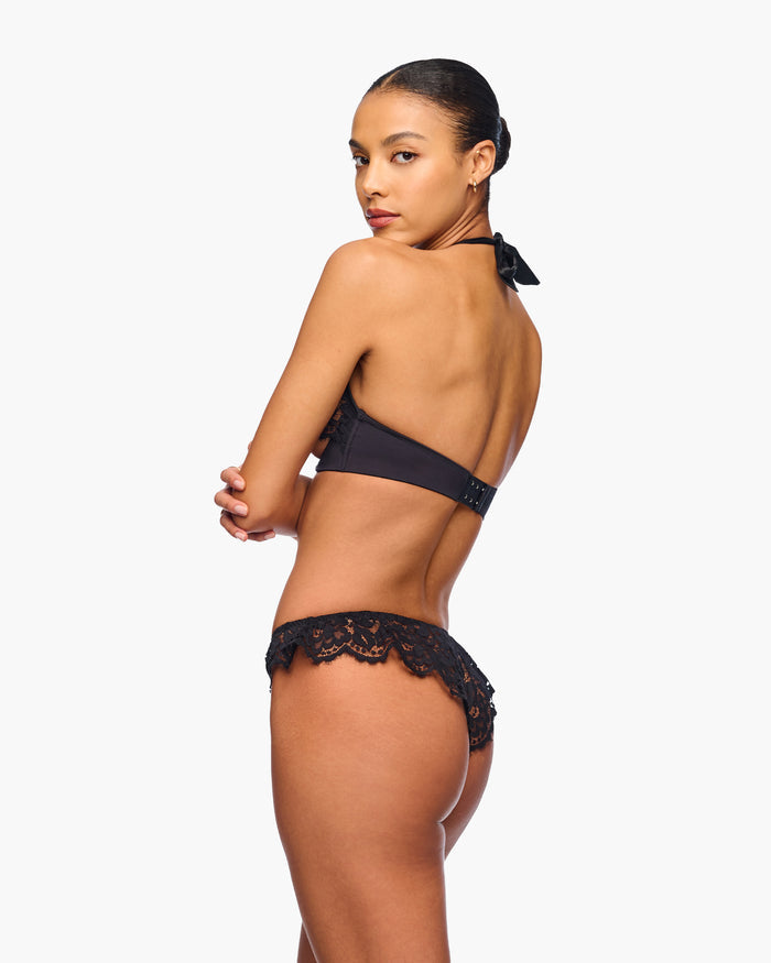 Schwarz Slip - Magnolia Ouvert Bikini