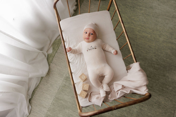 Pack n Play Sheets – Tan - Gingham Bear Collection