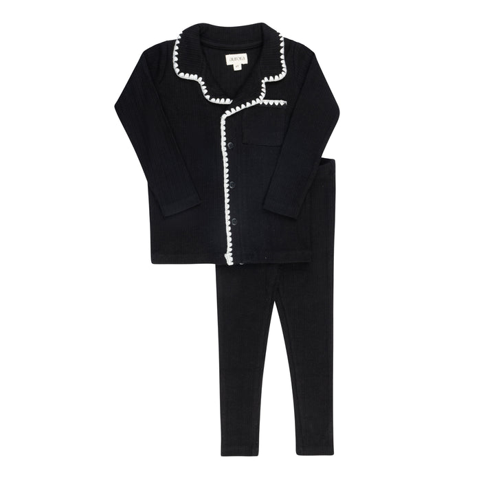 Pajamas – Black – Whipstitch