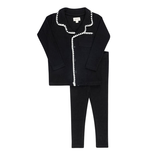 Pajamas – Black – Whipstitch
