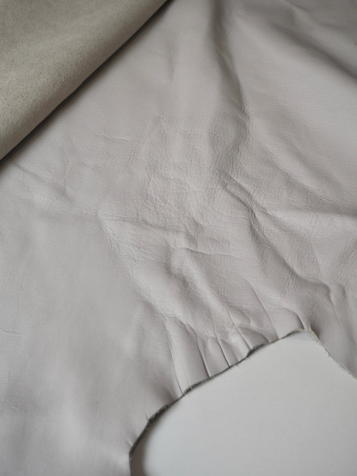 Pale Grey Top Grain Calfskin