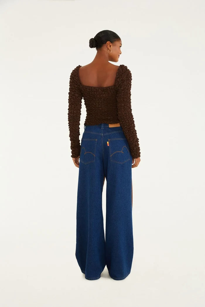 PANTALÓN JEANS BICOLOR ALETA
