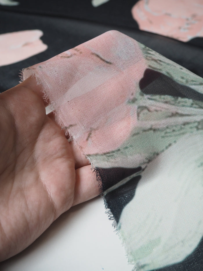Peach Tulip Chiffon