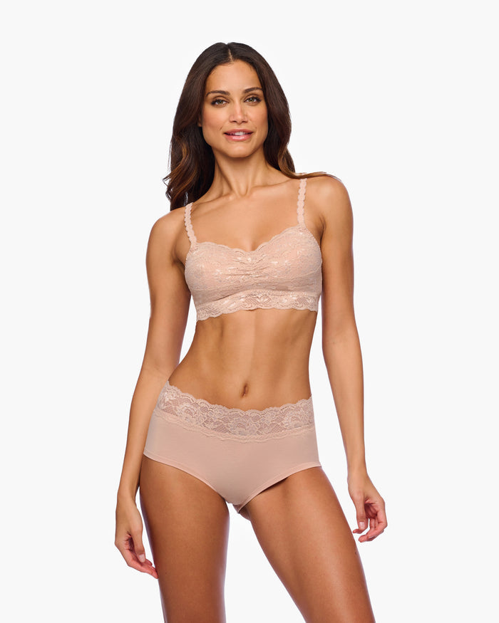 Beige Hot Pant - Never Say Never Peachie Boyshort