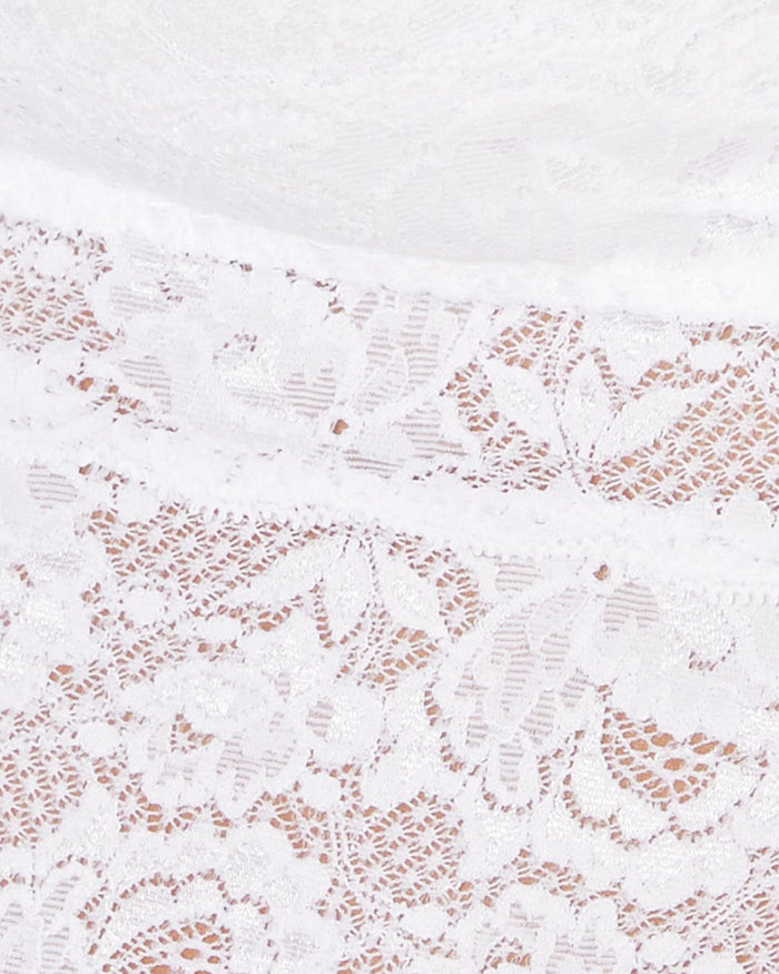 White Hot Pant - Never Say Never Peachie Boyshort