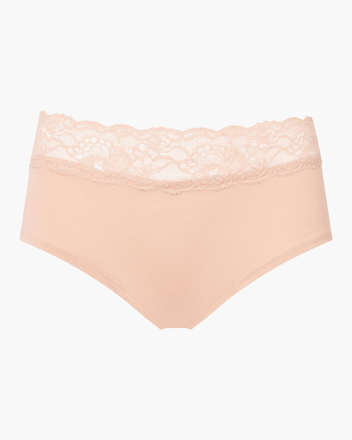 Beige Hot Pant - Never Say Never Peachie Boyshort