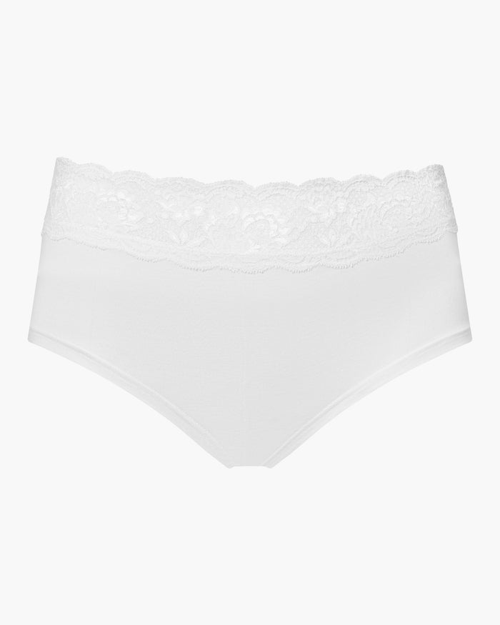 White Hot Pant - Never Say Never Peachie Boyshort
