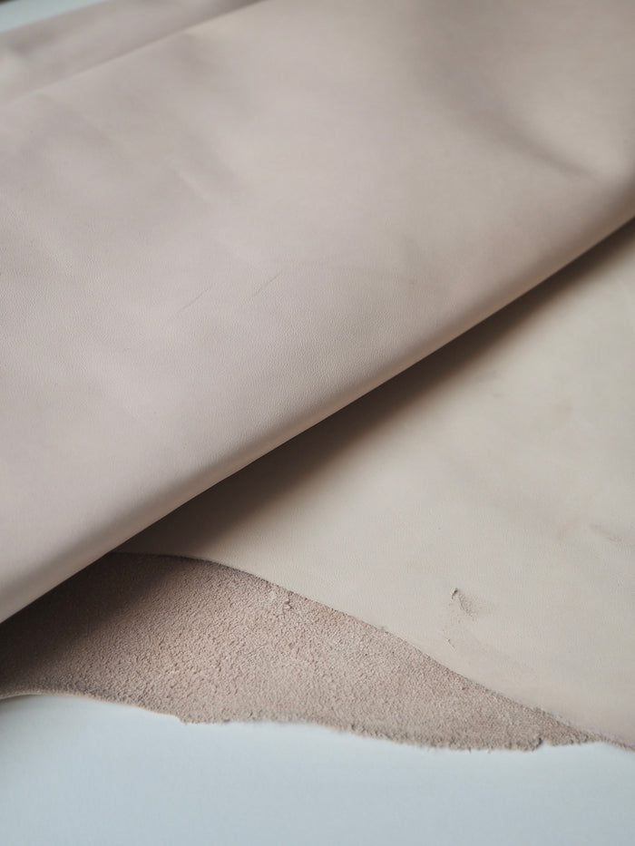 Pink Beige Smooth Calfskin