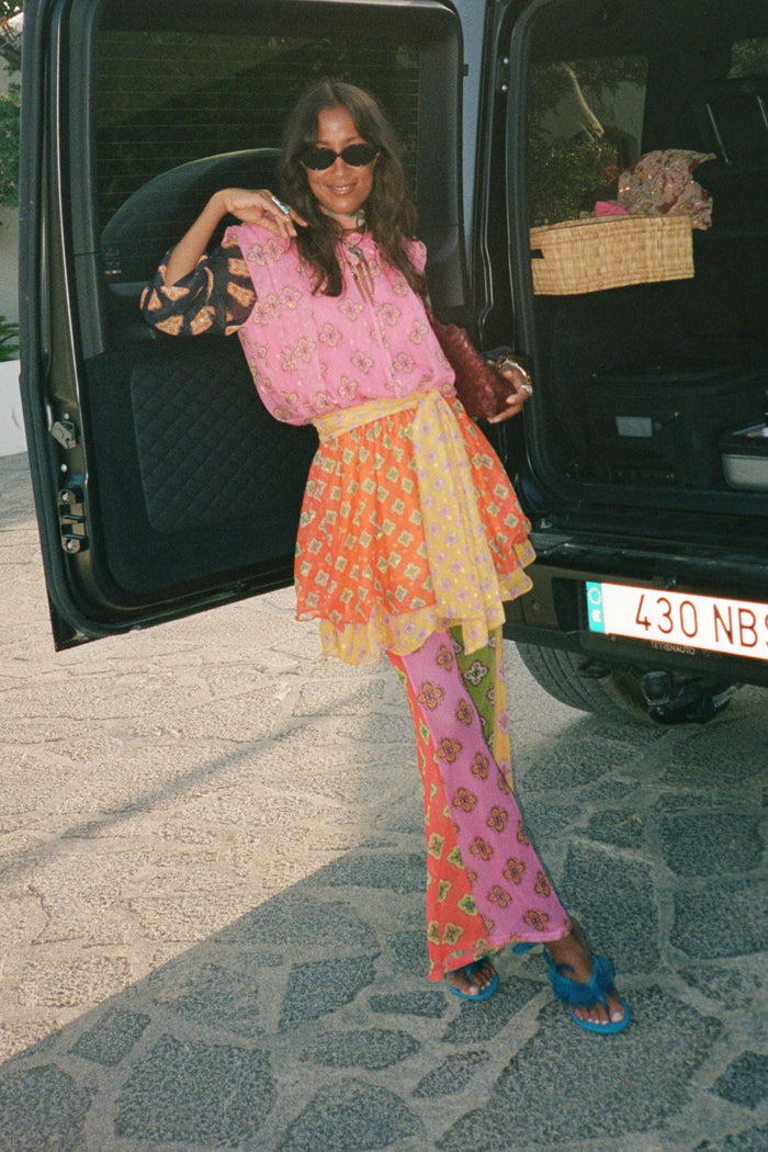 Pink Mix Tile Ella Mini Dress