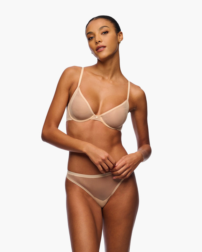 Beige Bra - Soire Iconic Plunge Bra